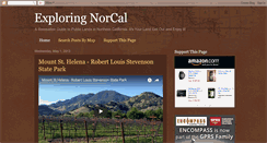 Desktop Screenshot of exploringnorcal.com